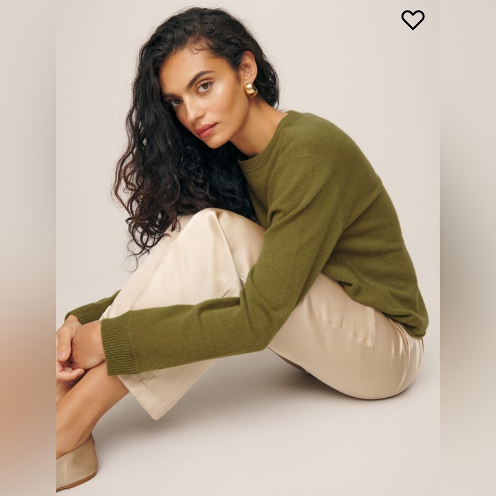 Reformation cashmere boyfriend sweater, medium, brand new